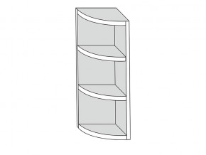 19.30.0р Полка угловая (h=913) радиусная  ЛДСП УНИ в Кудымкаре - kudymkar.magazin-mebel74.ru | фото