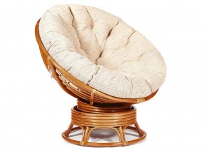 Кресло-качалка Papasan w 23/01 B с подушкой Cognac, ткань Старт в Кудымкаре - kudymkar.magazin-mebel74.ru | фото