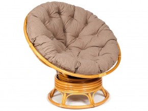 Кресло-качалка Papasan w 23/01 B с подушкой Honey, экошерсть Коричневый в Кудымкаре - kudymkar.magazin-mebel74.ru | фото