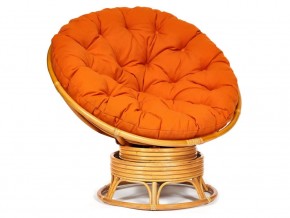 Кресло-качалка Papasan w 23/01 B с подушкой Honey, ткань Оранжевый в Кудымкаре - kudymkar.magazin-mebel74.ru | фото