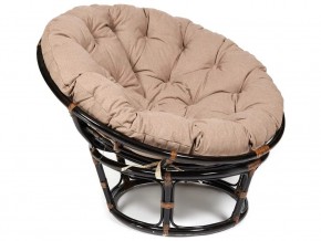 Кресло Papasan 23/01 W с подушкой Antique brown, экошерсть Коричневый в Кудымкаре - kudymkar.magazin-mebel74.ru | фото