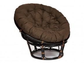 Кресло Papasan 23/01 W с подушкой Antique brown, ткань Коричневый в Кудымкаре - kudymkar.magazin-mebel74.ru | фото