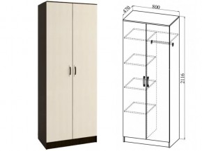 ШКР800.2 Шкаф 2х-створчатый комби в Кудымкаре - kudymkar.magazin-mebel74.ru | фото